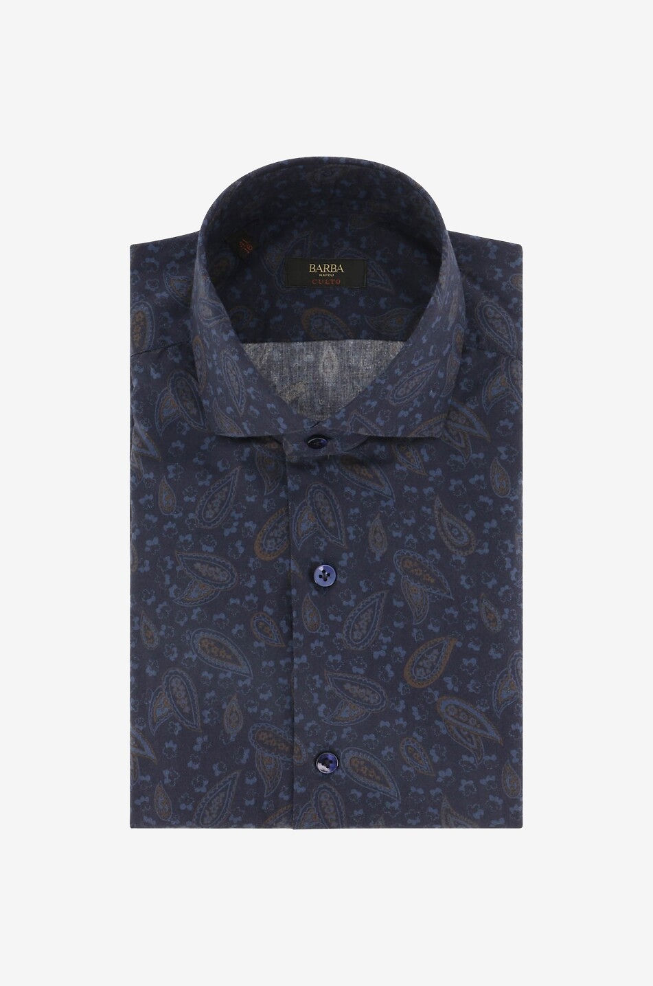 Langärmeliges Hemd aus Baumwolle mit Paisley-Print Culto