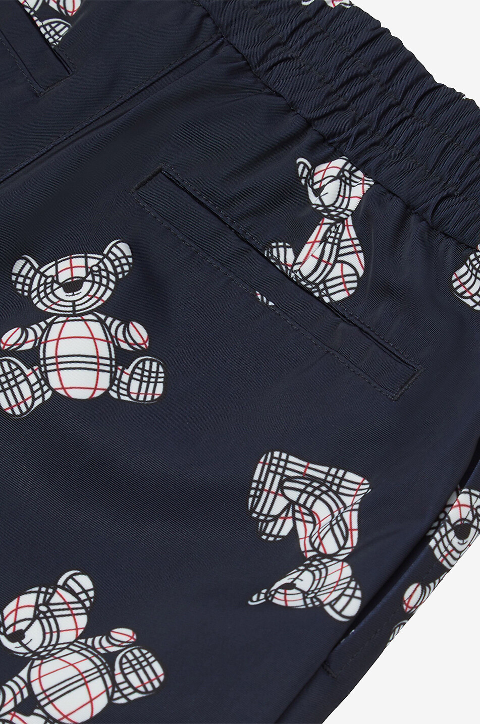 BURBERRY Leonard bear printed boy's Bermuda shorts Boy MEDIUM BLUE 4