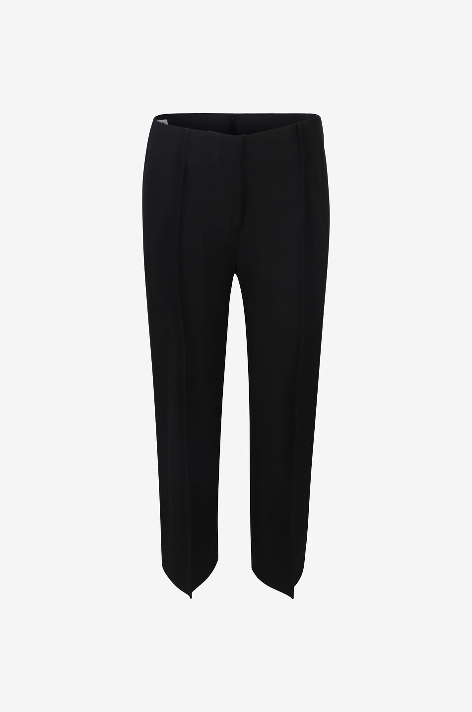 Bundlose weite Hose mit verkürztem Bein aus Seide