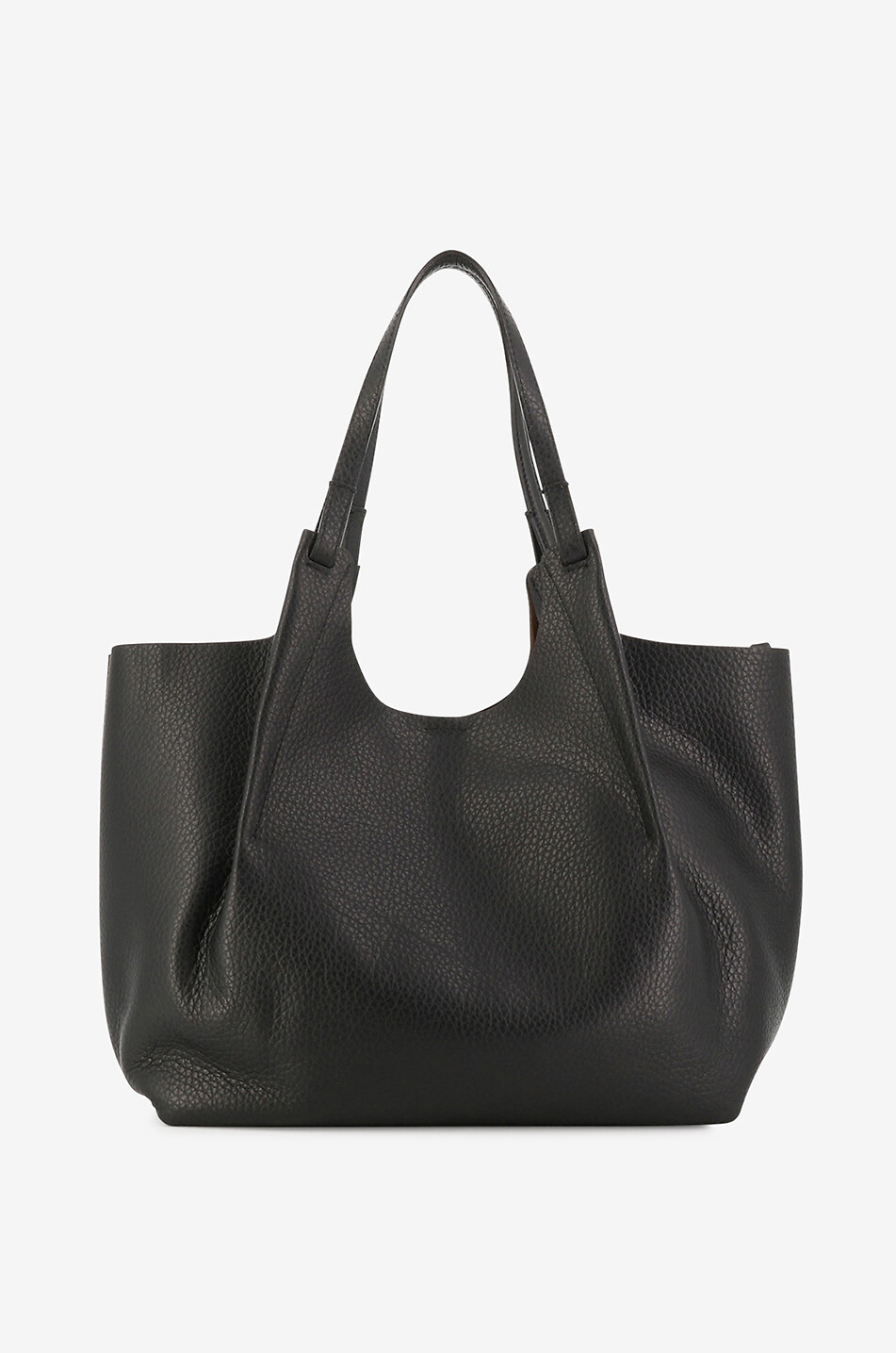 Sac à main en cuir grainé Dua