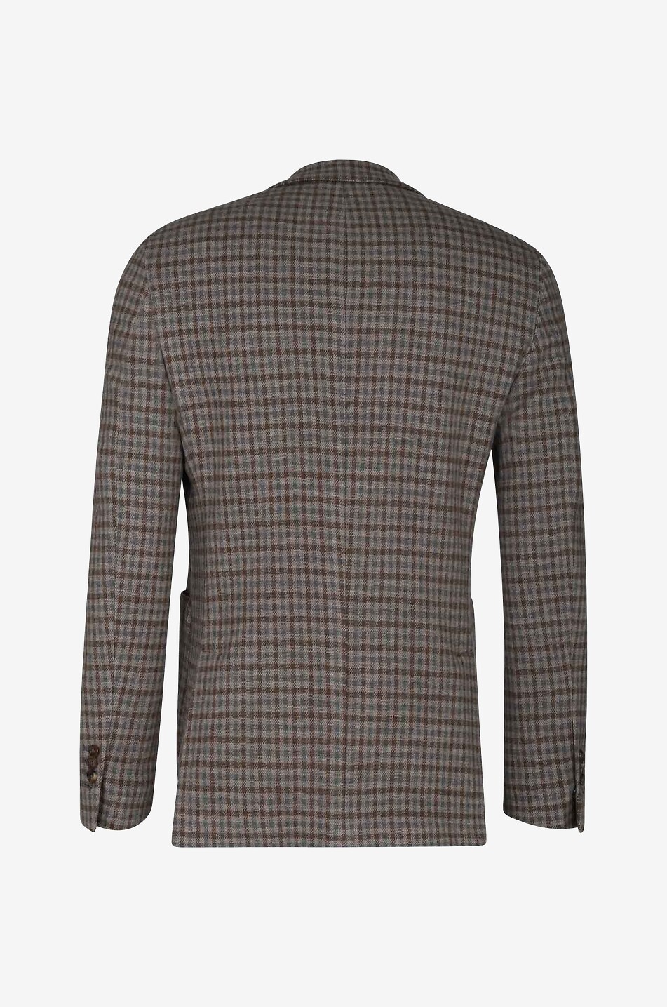 SANT'ANDREA Karierter Blazer aus Wolle Herren HELLBLAU 2