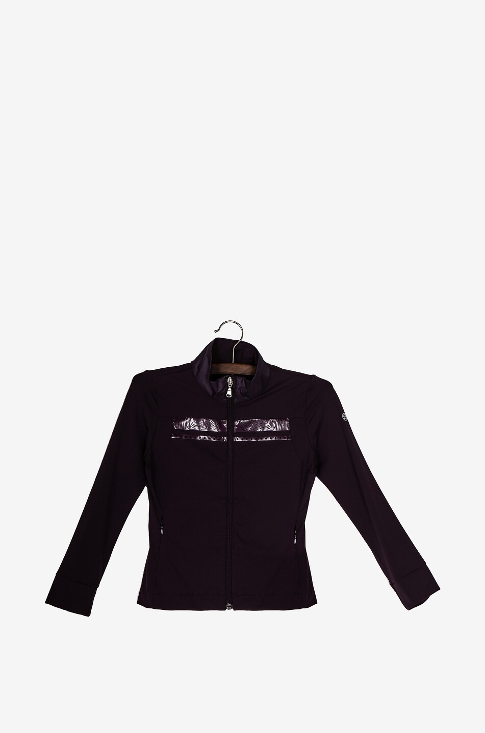 POIVRE BLANC Cardigan survêtement en jersey technique enfant Performance Stretch Unisexe VIOLET FONCÉ 1