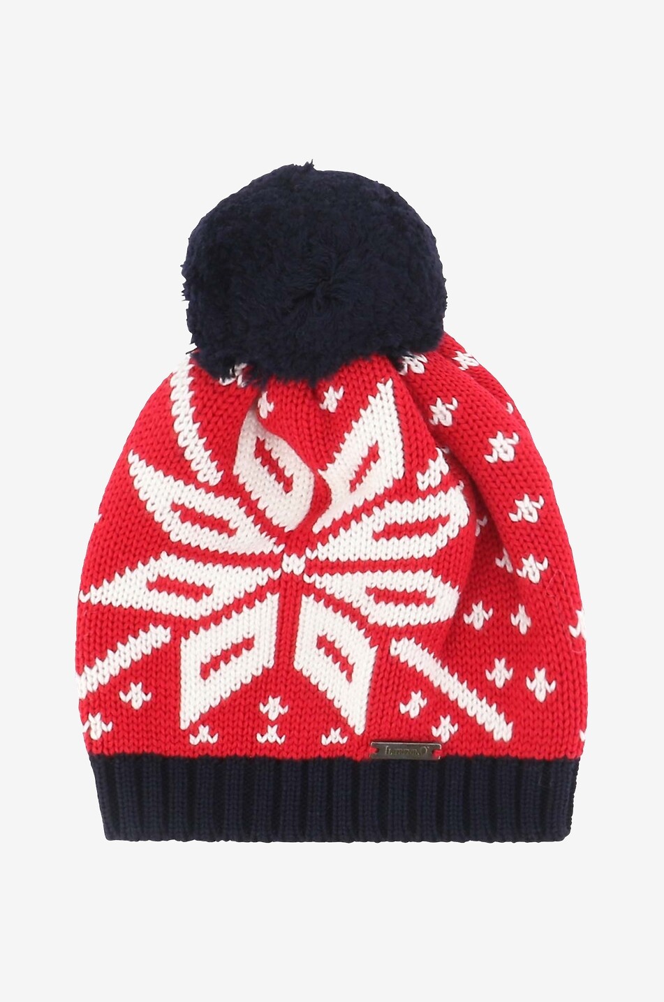 Baby jacquard virgin wool beanie