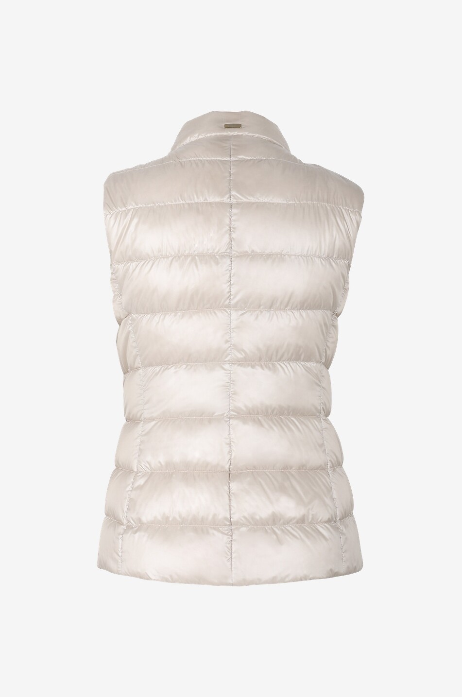 HERNO Giulia slim fit sleeveless down jacket Women Light beige 2