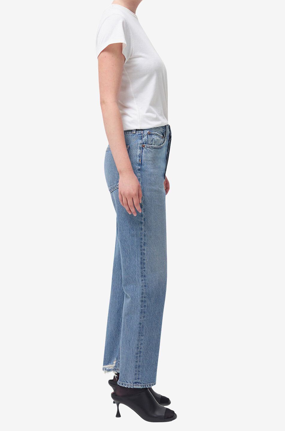 Gerade geschnittene Jeans aus biologischer Baumwolle 90s Pinch Waist