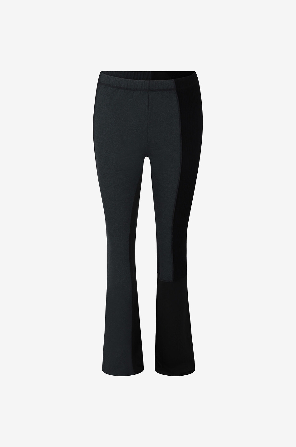 MM6 Cotton and wool bootcut trousers Women DARK GREEN 1