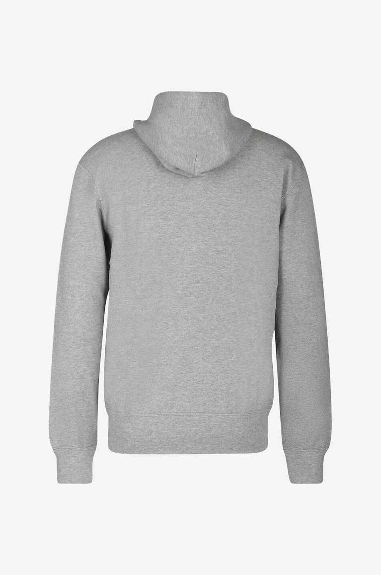 COMME DES GARCONS PLAY Sweat-shirt zippé à capuche Pixelated Heart Homme GRIS 2