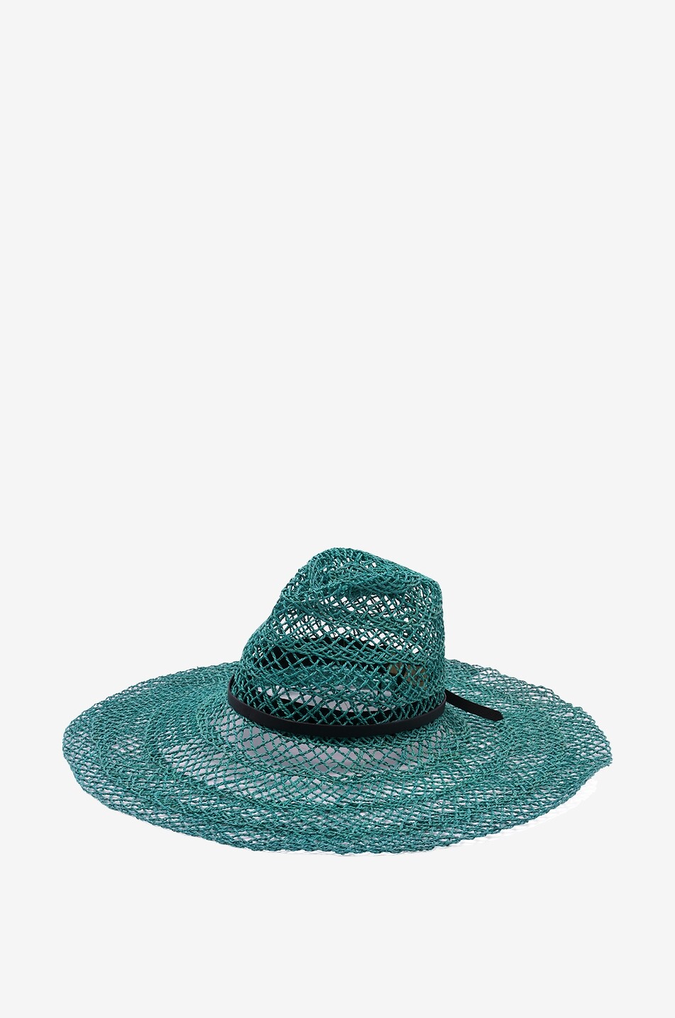 Chapeau ajouré en paille Bitti