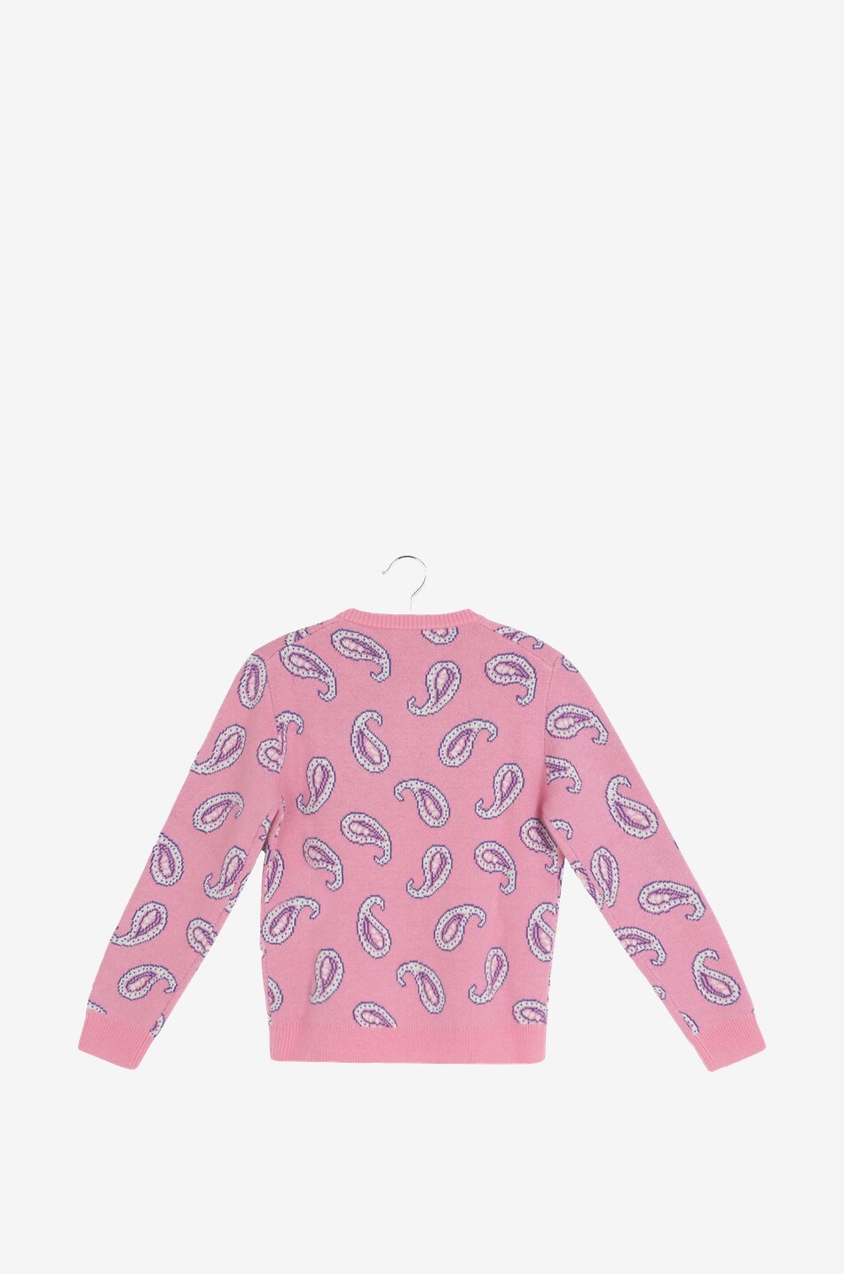 MC2 SAINT BARTH Mädchen-Jacquard-Pullover Princess Snoopy Rock Paisley Mädchen ROSA 2