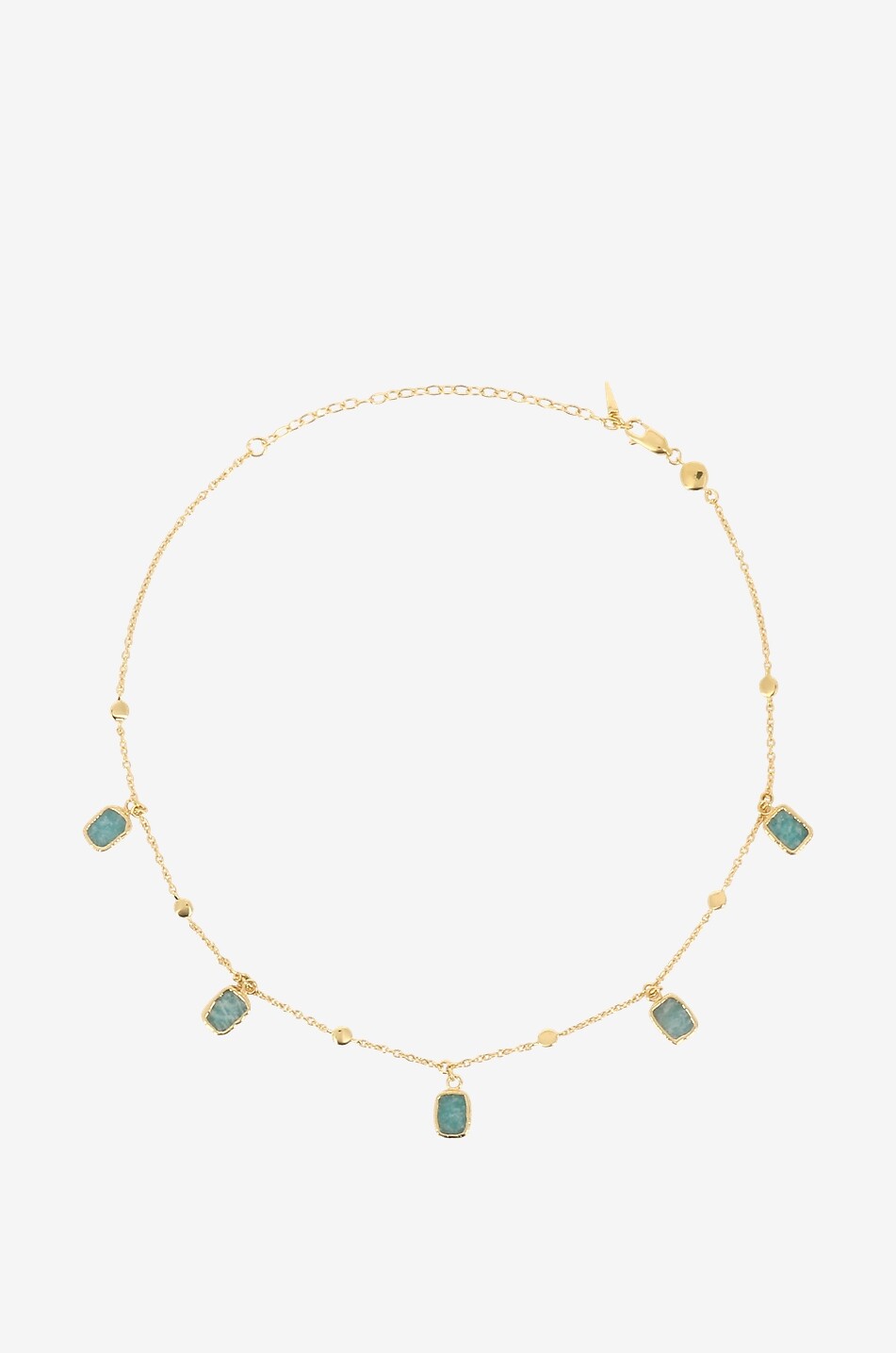 MISSOMA Goldener Choker Lena Charm Damen BLAU 4