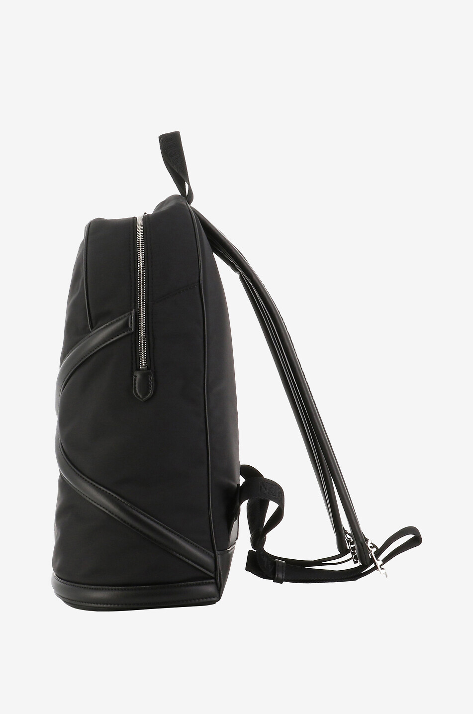 ALEXANDER McQUEEN Sac à dos en nylon et cuir The Harness Homme NOIR 4