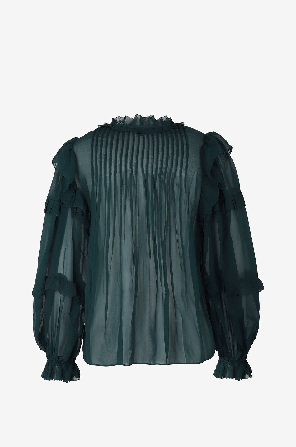 Langärmelige Bluse aus Seide Miray
