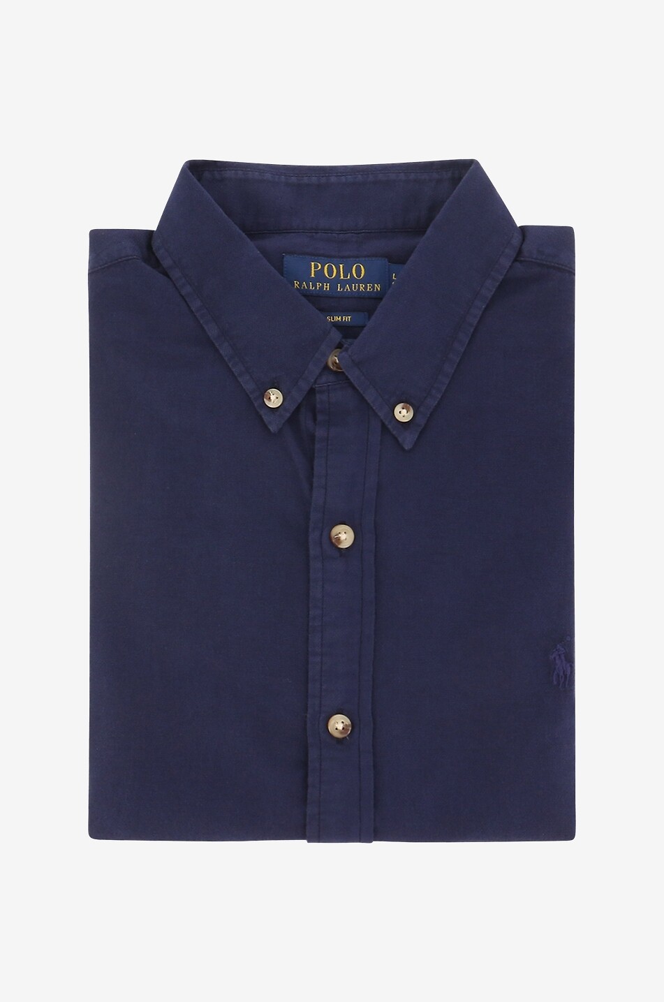 Chemise en dobby de coton Slim Fit Pony