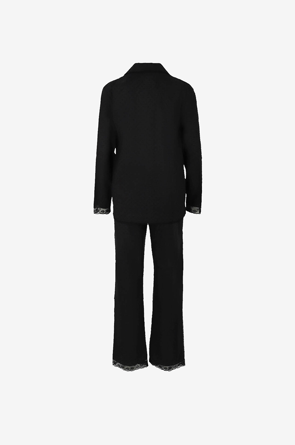 MORPHO + LUNA Ensemble de pyjama en coton Ines Femme NOIR 2