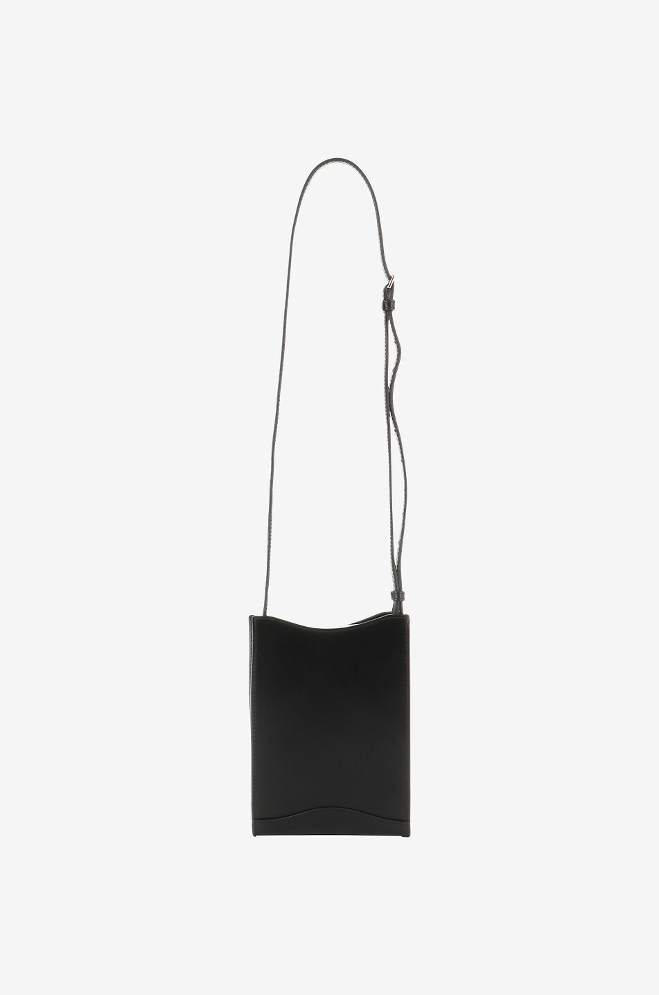A.P.C. Jamie smooth leather neck pouch Women BLACK 3