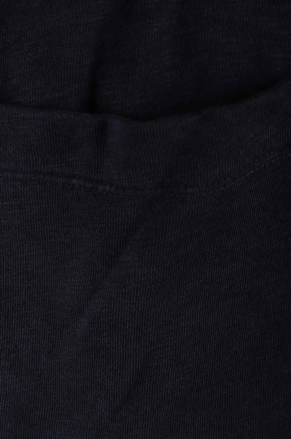 JAMES PERSE Bermuda en jersey flammé Homme BLEU FONCE 3