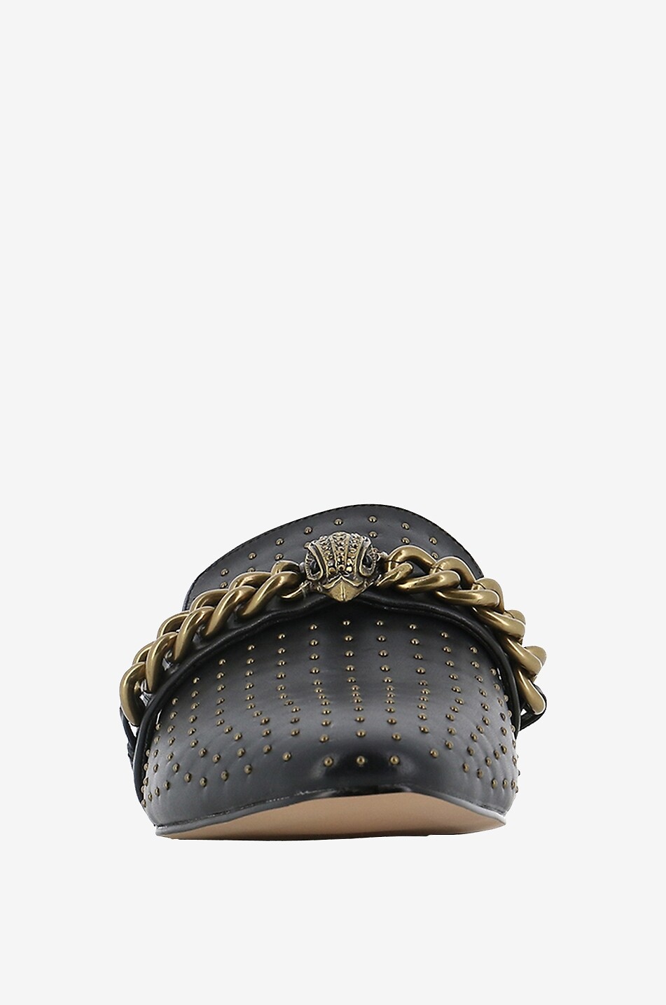 Mules plates en cuir Chelsea