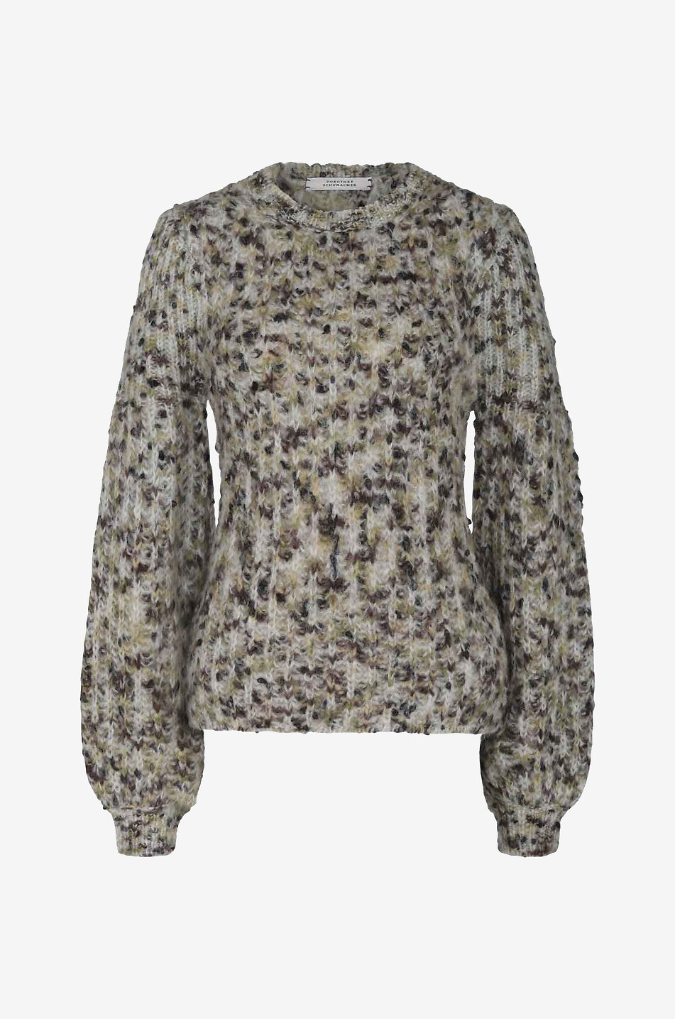 Pullover mit Rundhalsausschnitt aus Wolle Colorful Fantasy