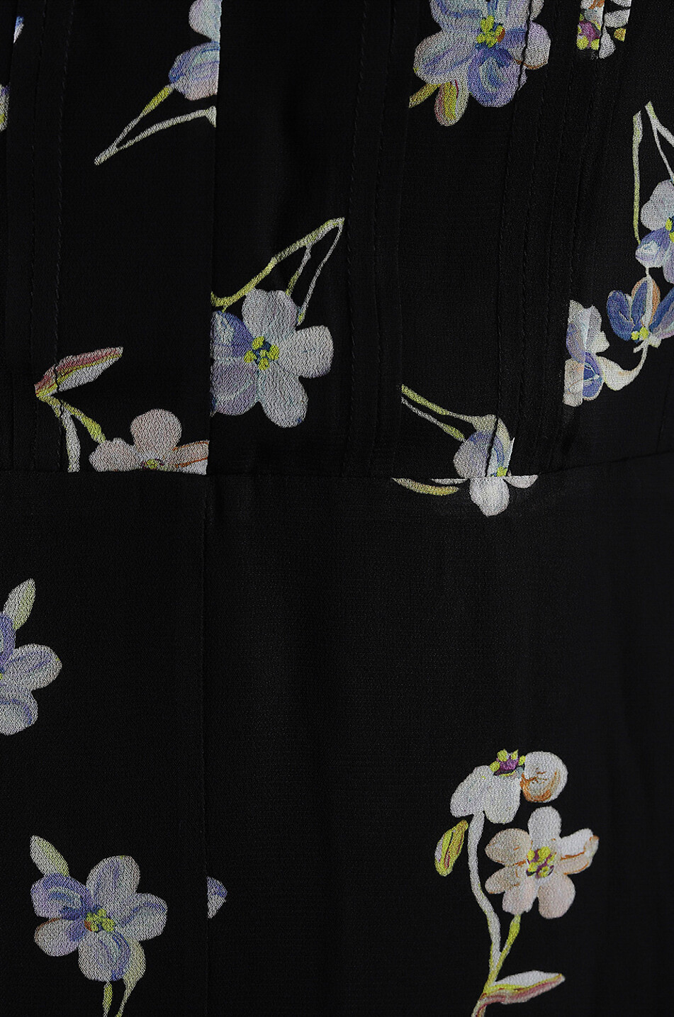 Robe midi fleurie Midnight Blossom