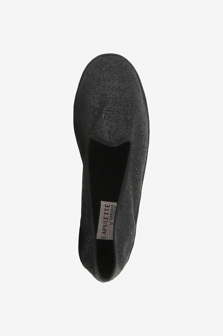 CAPULETTE Glitzernde Ballerinas Friulana Glitter Damen SCHWARZ 5