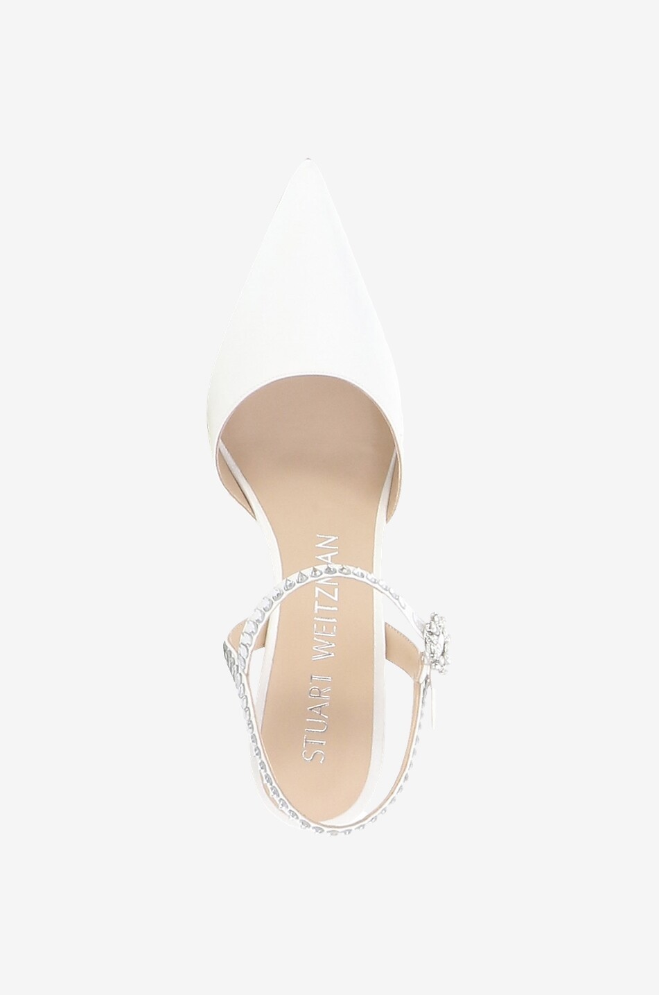 Escarpins à bride arrière en satin Gemcut Xcurve 85