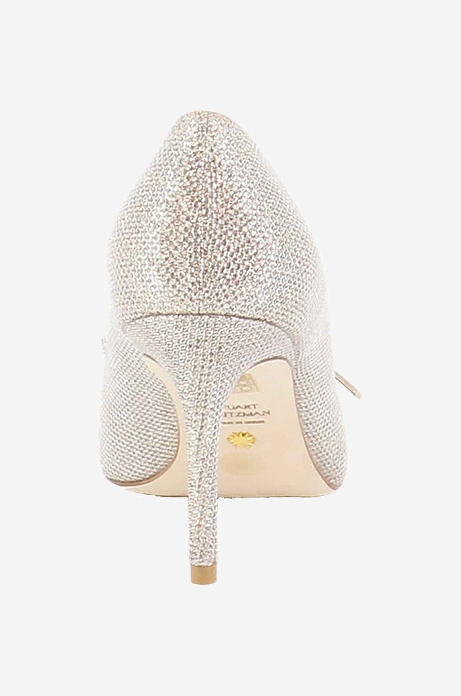 Escarpins en lurex et strass SW Bow 85