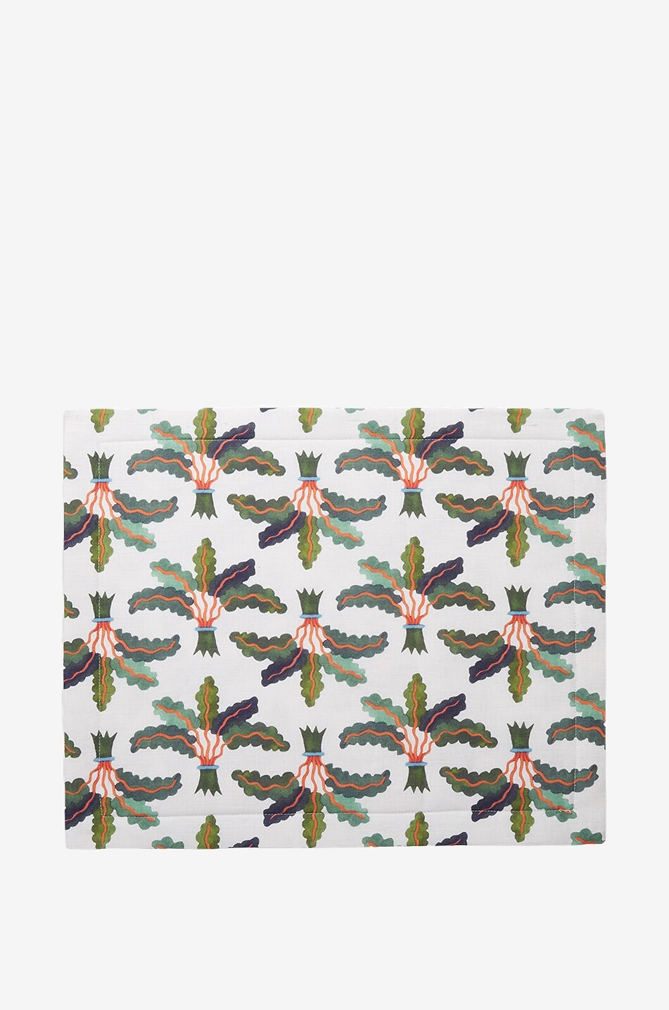 LA DOUBLEJ Palms set of two linen place mats Home MULTI COLOURED 2