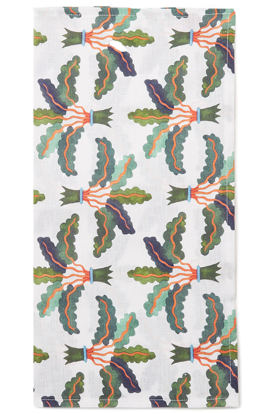 LA DOUBLEJ Set de deux serviettes en lin Dinner Palms Maison MULTICOLORE 3