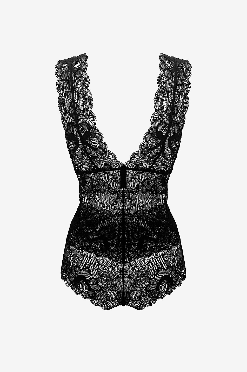 PALOMA CASILE Johnny lace bodysuit Women BLACK 2