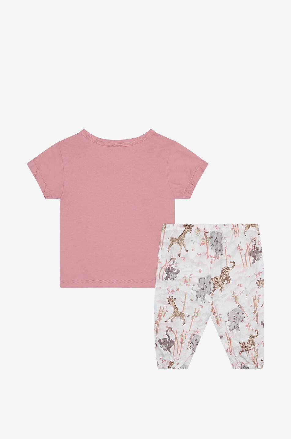 KENZO Baby-Set mit T-Shirt und Hose Jungle Baby DUNKELROSA 2