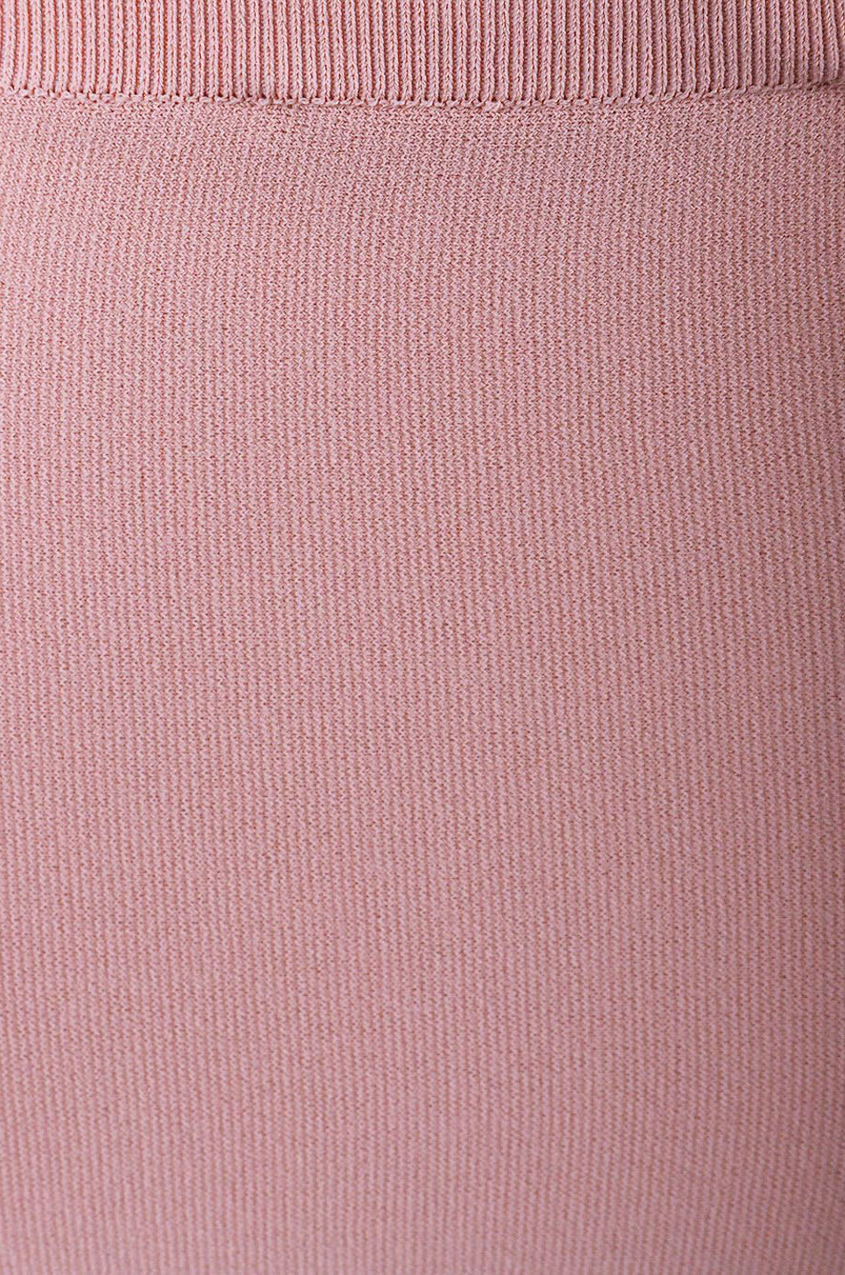 STELLA McCARTNEY Mini jupe à basque en maille compacte Femme ROSE 3