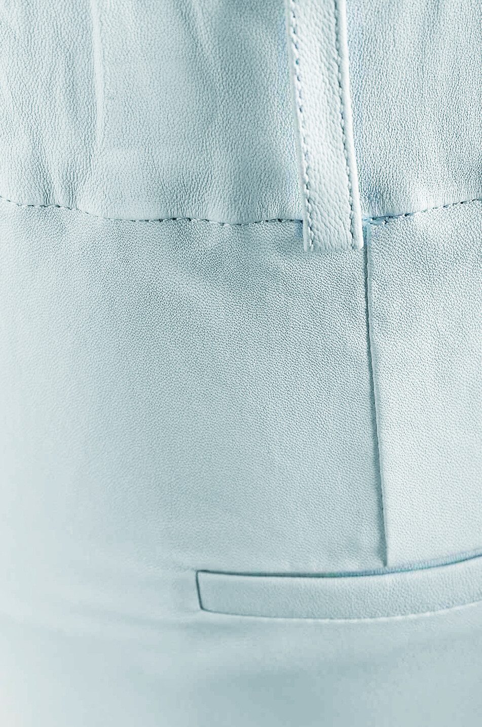 ARMA Jen leather slim fit trousers Women LIGHT BLUE 3