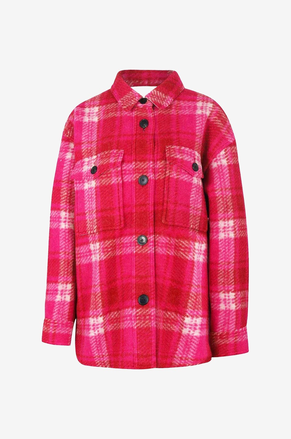 MARANT ETOILE Veste chemise oversize à carreaux Harveli Femme MULTICOLORE 1