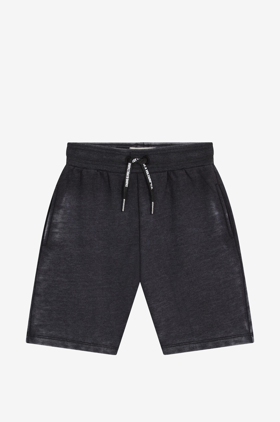 ZADIG & VOLTAIRE Short garçon en molleton aspect usé Garçon GRIS FONCÉ 1