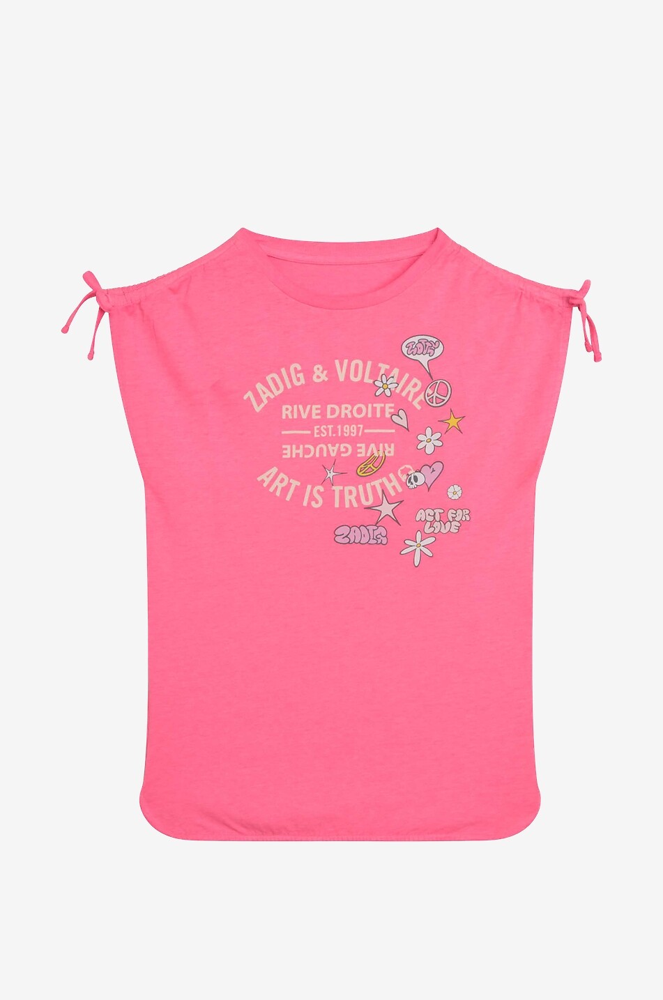 Art Is Truth sleeveless girl's T-shirt