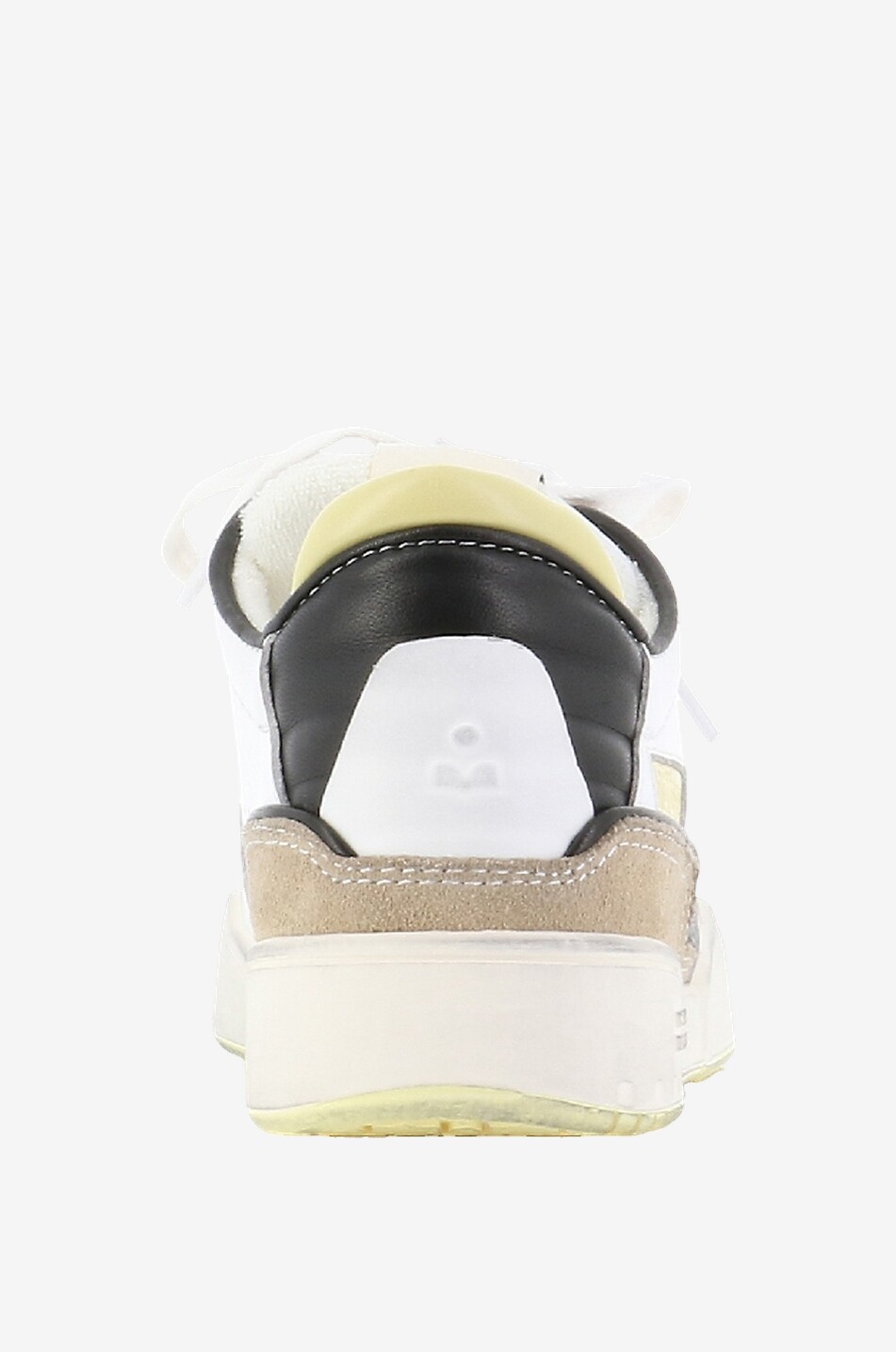 ISABEL MARANT Baskets basses à lacets en cuir et daim Emree Femme MULTICOLORE 4
