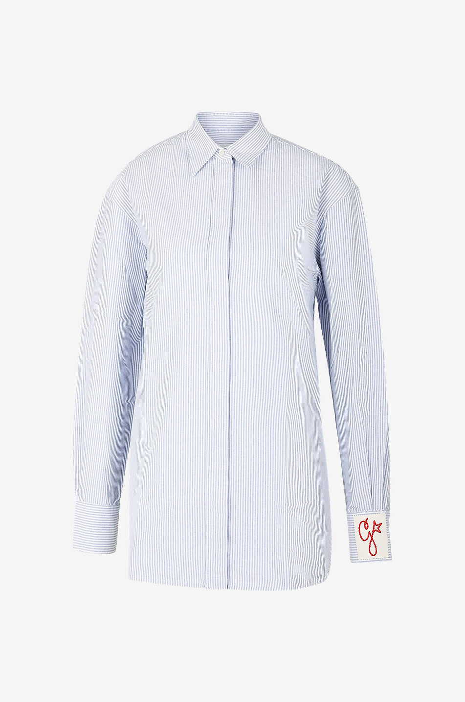 Chemise boyfriend rayée en coton Batilda