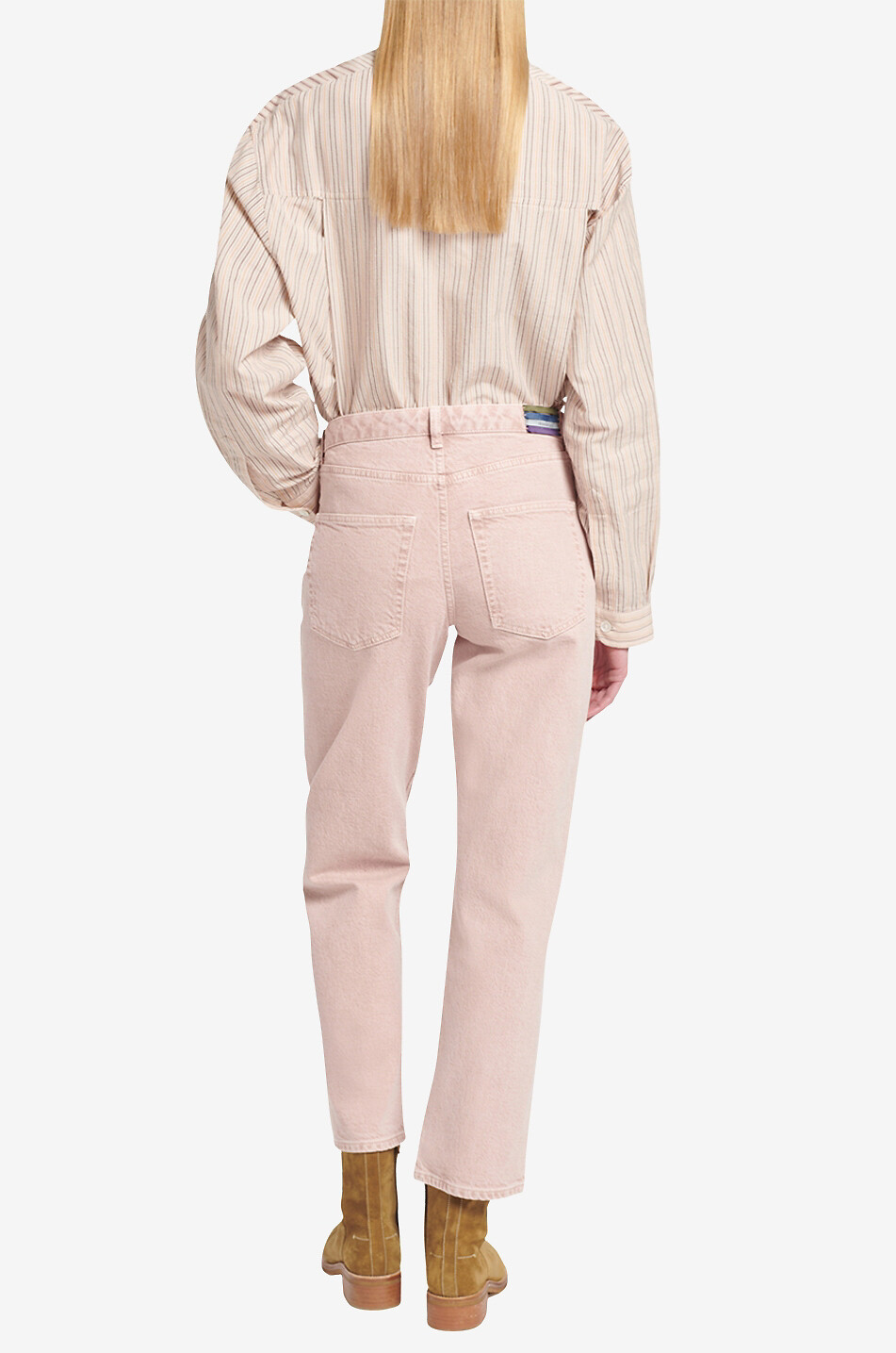 Jean boyfriend en coton Alois
