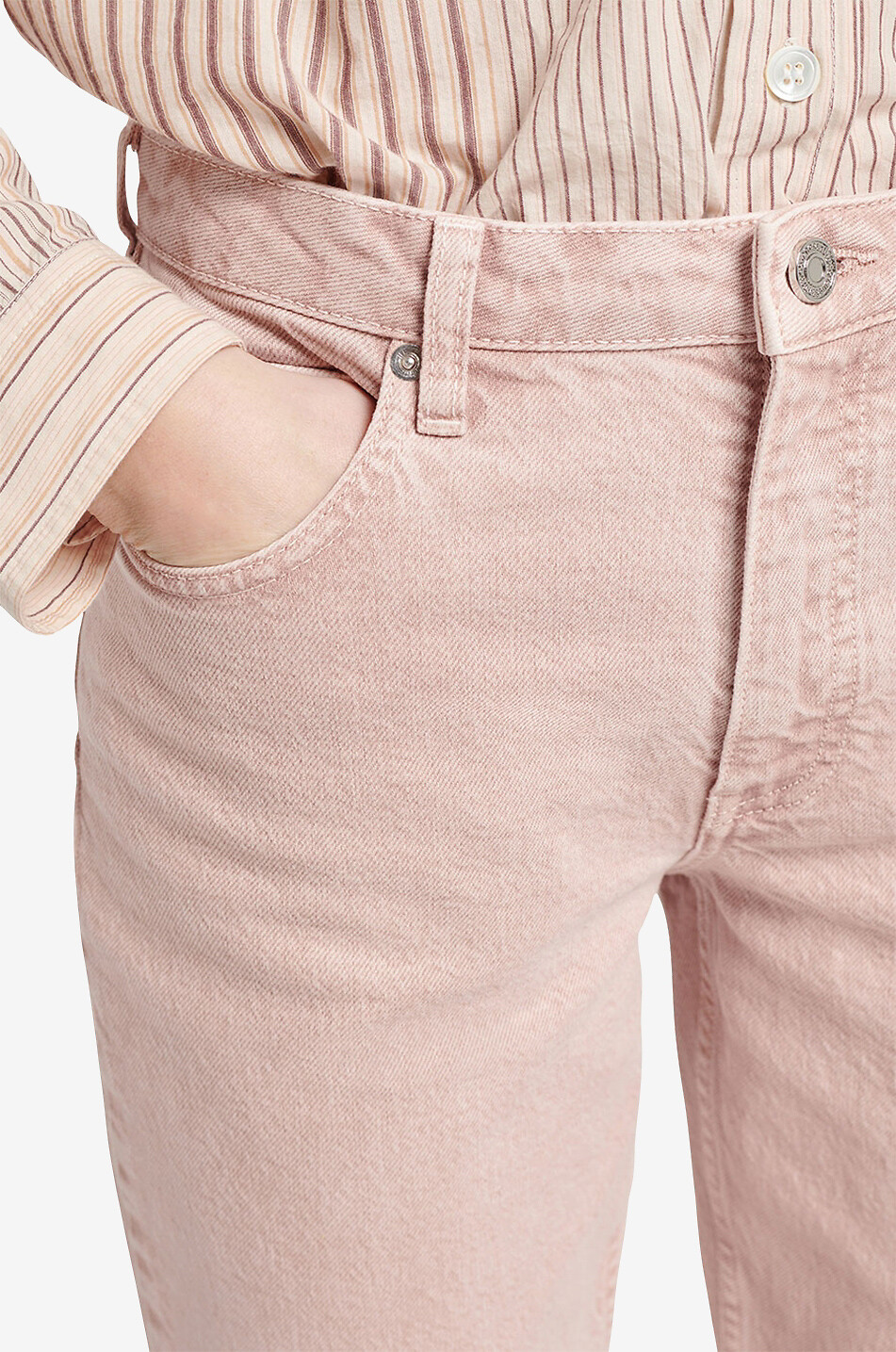 Jean boyfriend en coton Alois