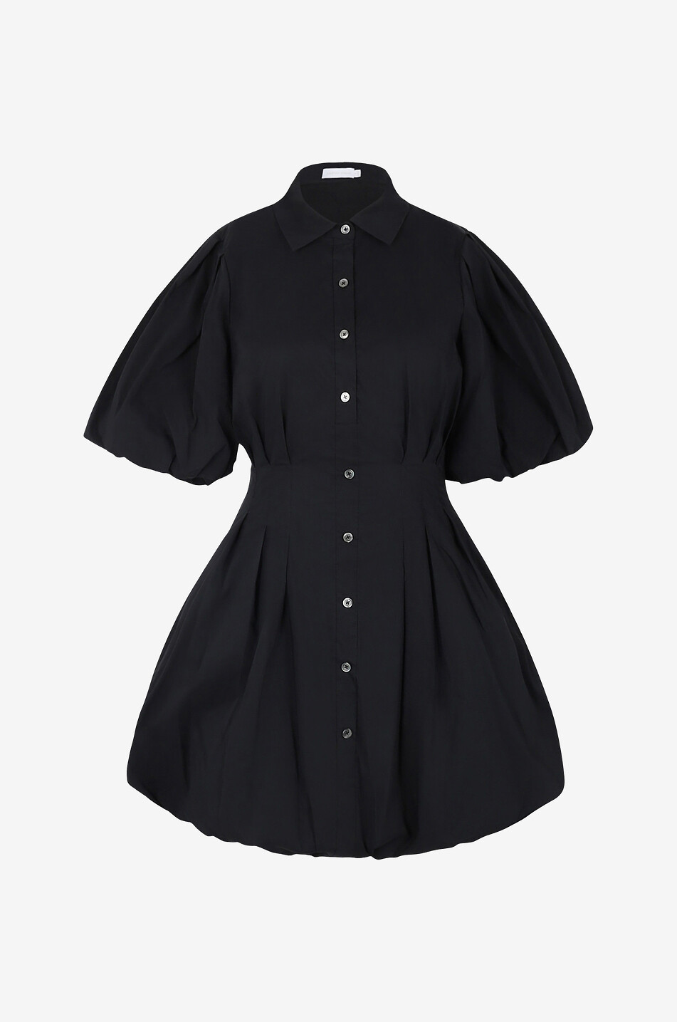 SIMKHAI Mini-Hemdkleid mit Ballon-Rock Cleo Damen SCHWARZ 1