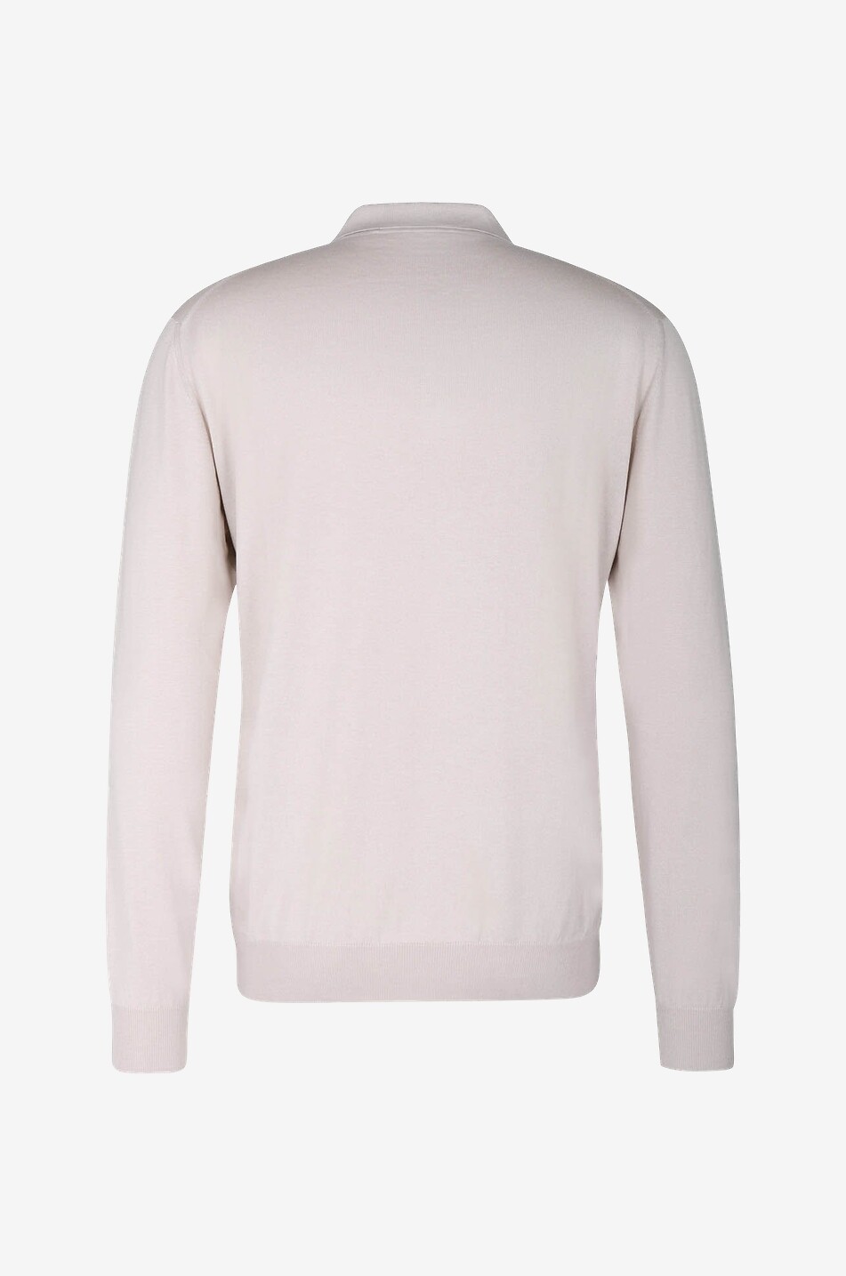 MAURIZIO BALDASSARI Polo à manches longues en maille de soie et coton Homme MARRON 2