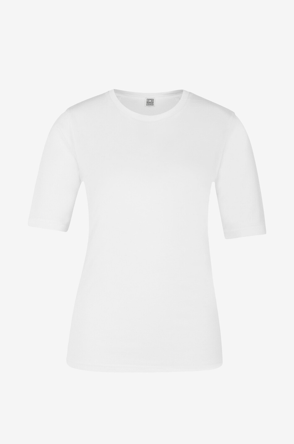 TOTEME Thin modal and cashmere T-shirt Women EGGSHELL 1