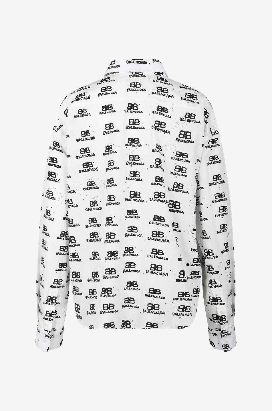 Hand Drawn BB Icon Swing poplin oversize shirt