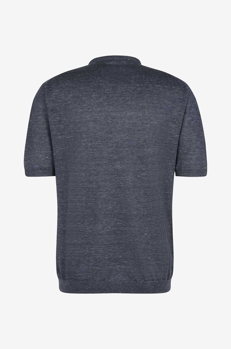 MAURIZIO BALDASSARI T-Shirt à manches courtes en lin Homme BLEU FONCE 2