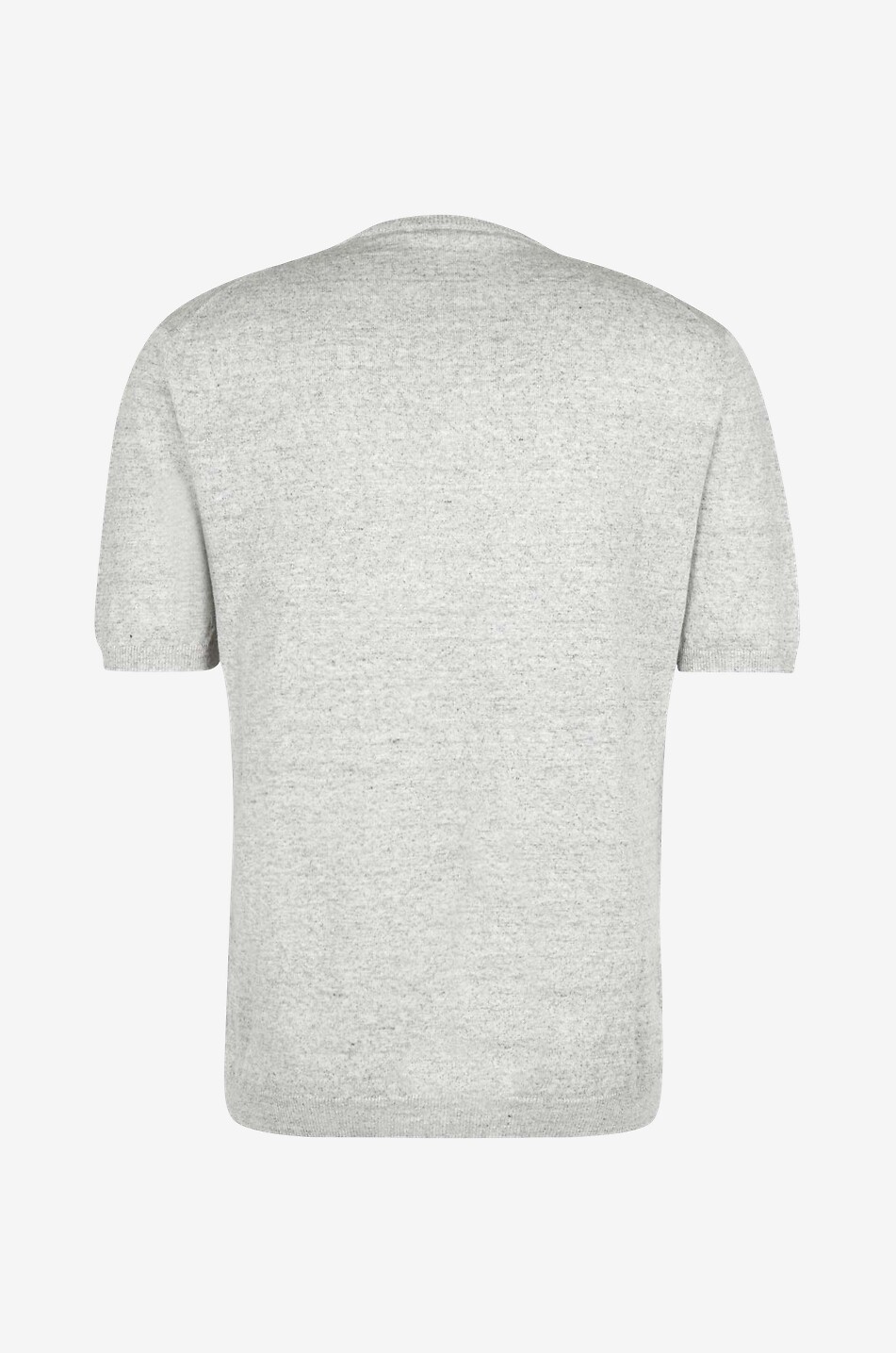MAURIZIO BALDASSARI T-Shirt à manches courtes en lin Homme GRIS CLAIR 2