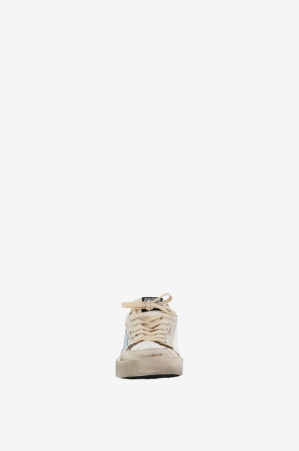 GOLDEN GOOSE Stardan low-top leather lace-up sneakers Men EGGSHELL 2