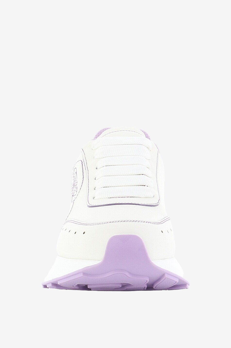 Baskets basses en cuir nappa brodé Sprint Runner