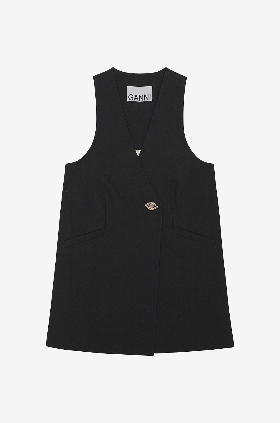 Blazer sans manches en coton bio