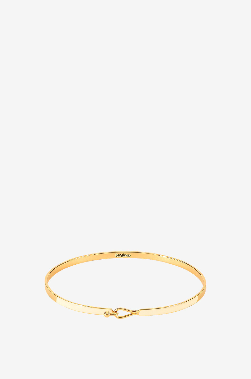 BANGLE UP Lily stif enamelled bracelet Women EGGSHELL 1