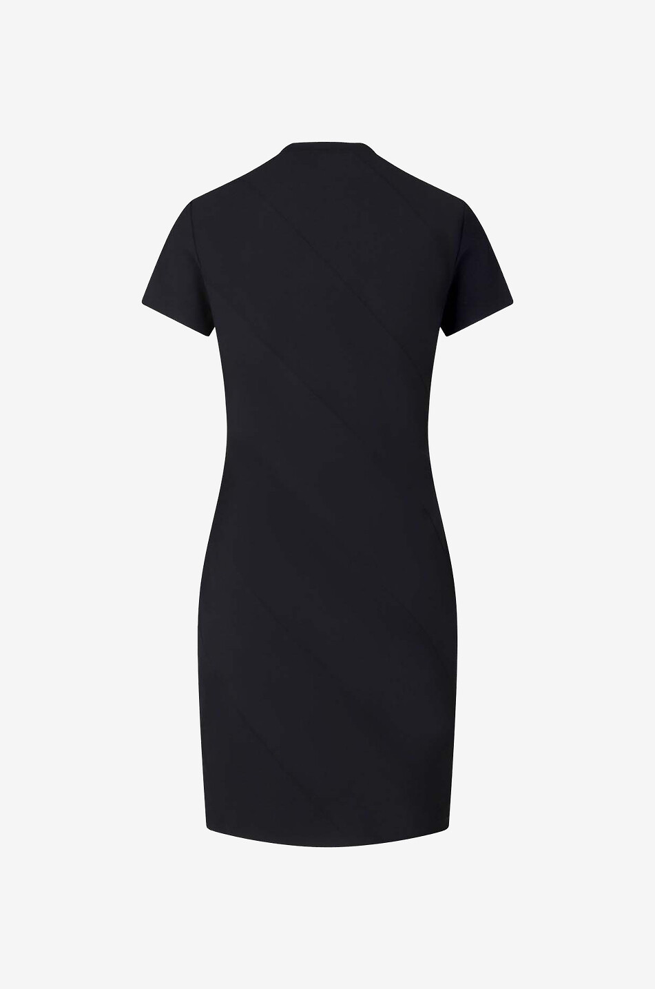STELLA McCARTNEY Minikleid aus kompaktem Strick Stripes Damen SCHWARZ 2